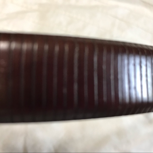 Talbots brown Italian leather belt size L - Picture 4 of 6